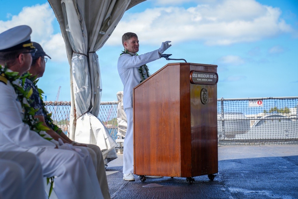 OICC PHNSY Executive Officer Cmdr. Nicholas C. Brown Retirement Ceremony