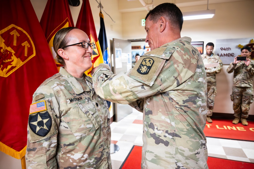 End of Tour Awards given to departing 94th AAMDC Soldiers