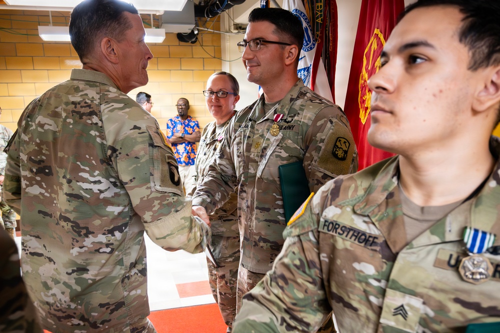 End of Tour Awards given to departing 94th AAMDC Soldiers