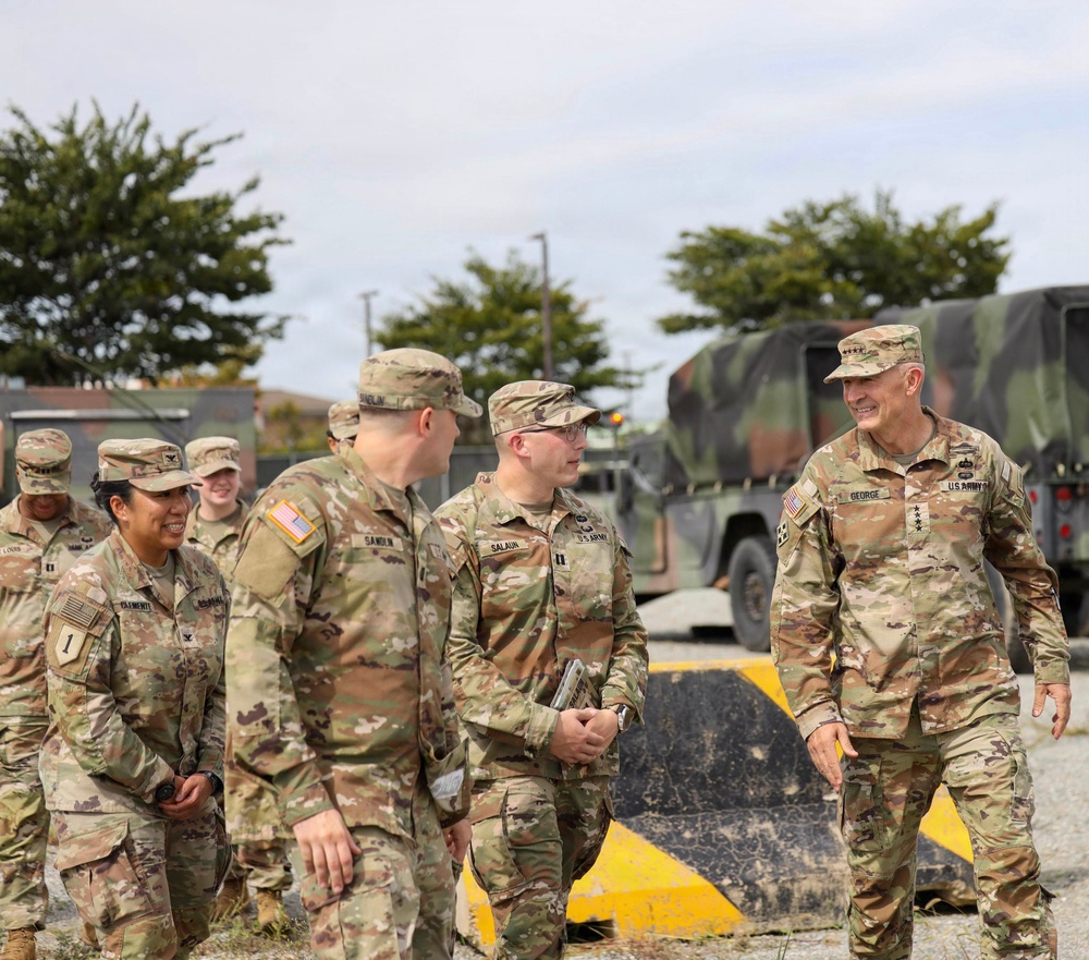 Four-Star Engagement: Gen. George Visits 35th ADA Brigade
