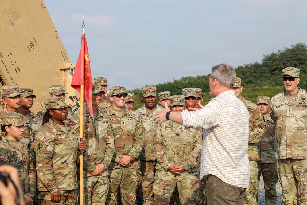 Strategic Leadership Visit: Secretary of the Army Engages with 35th ADA Brigade