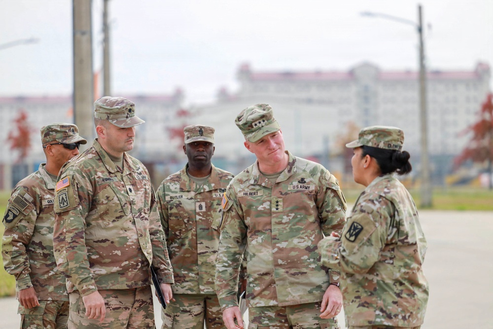 Senior Leadership Engagement: Lt. Gen. Hilbert Visits 35th ADA Brigade
