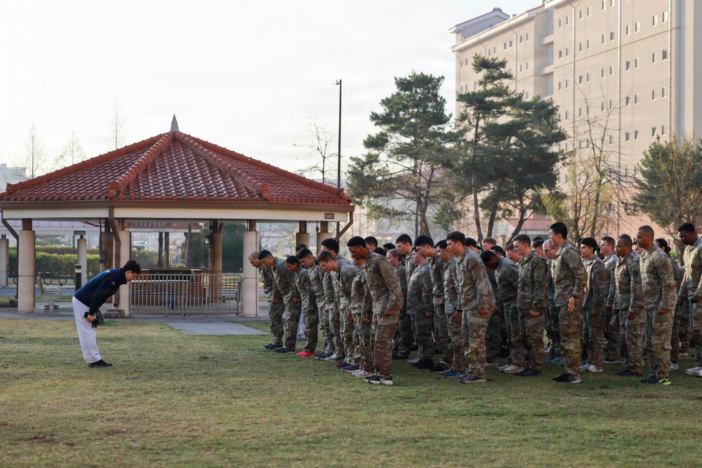 Warrior Spirit: Soldiers Train Through Taekwondo PT