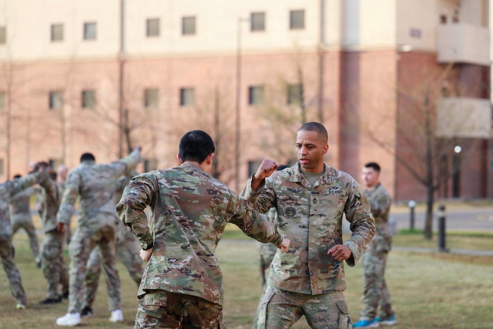 Warrior Spirit: Soldiers Train Through Taekwondo PT