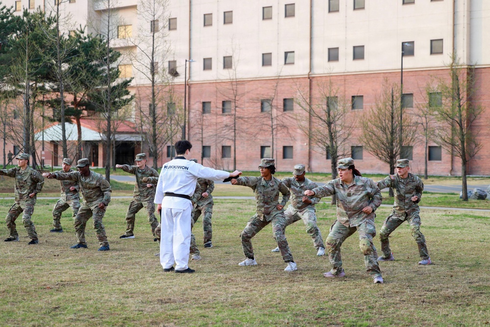 Warrior Spirit: Soldiers Train Through Taekwondo PT