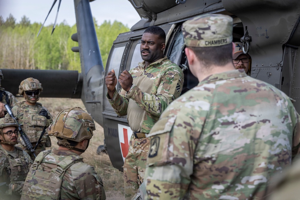 2d Cavalry Regiment conducts patient transportation training during Saber Strike in Poland