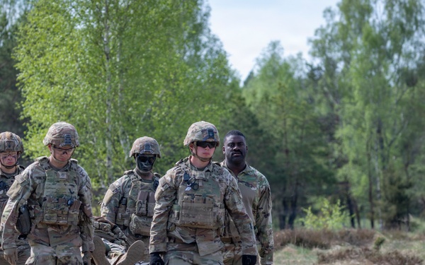 2d Cavalry Regiment conducts patient transportation training during Saber Strike in Poland