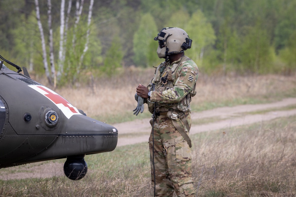 2d Cavalry Regiment conducts patient transportation training during Saber Strike in Poland