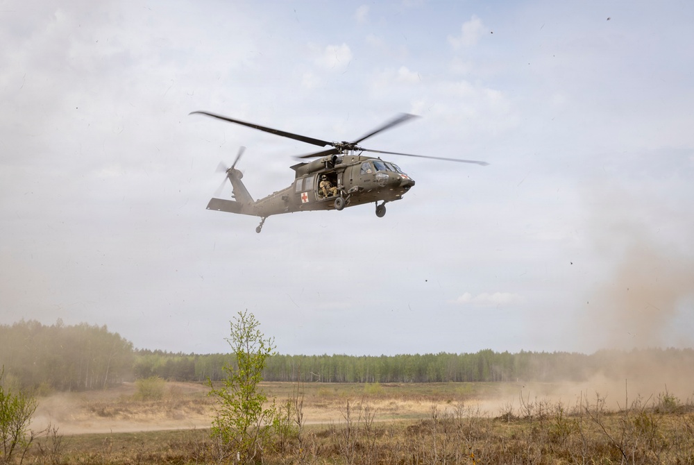 2d Cavalry Regiment conducts patient transportation training during Saber Strike in Poland