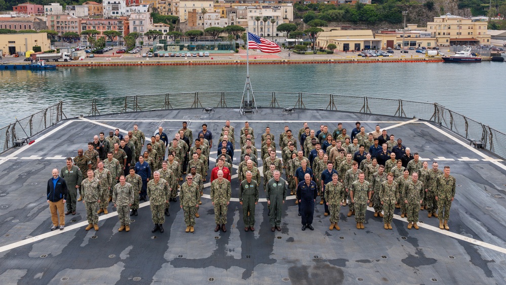 U.S. 6th Fleet Embarks Mount Whitney