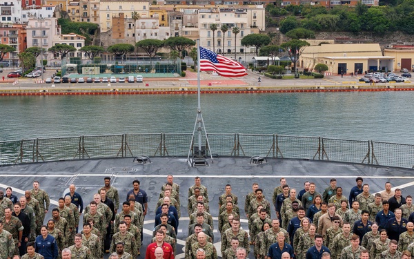 U.S. 6th Fleet Embarks Mount Whitney