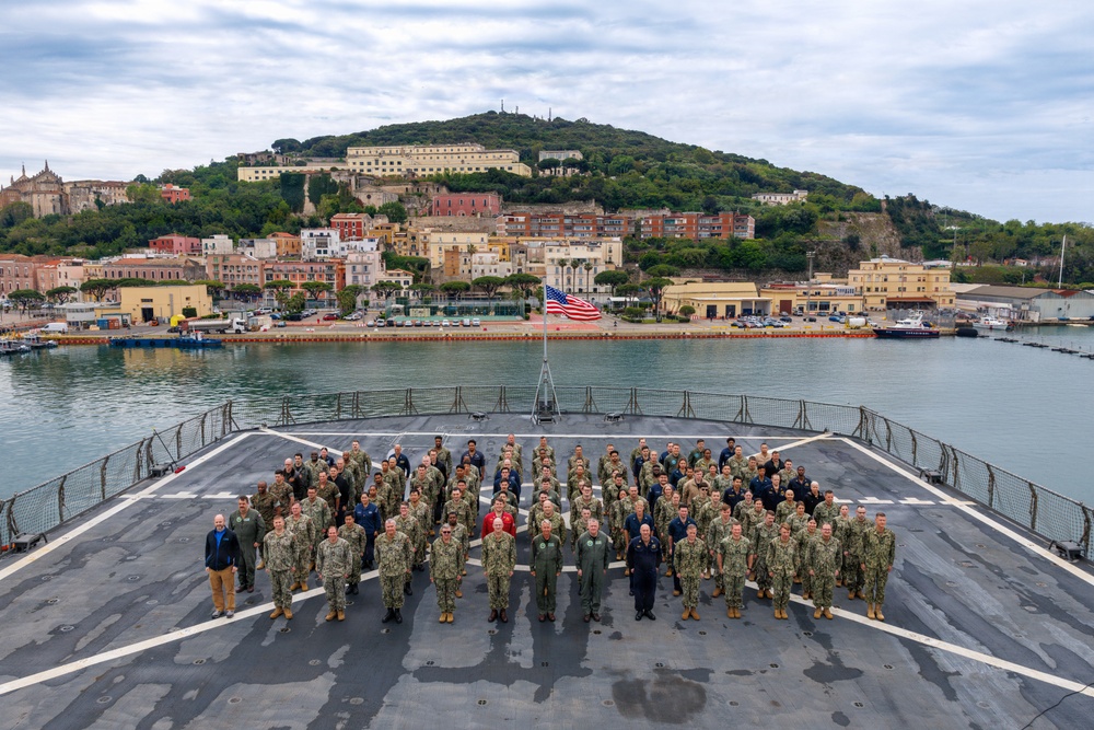 U.S. 6th Fleet Embarks Mount Whitney