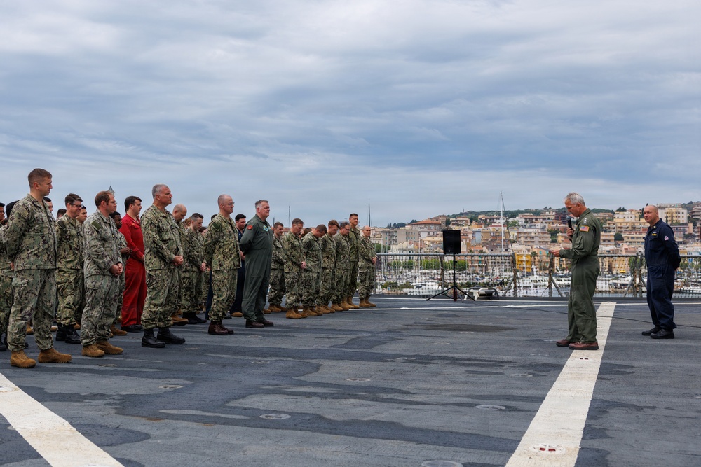 U.S. 6th Fleet Embarks Mount Whitney