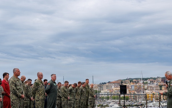 U.S. 6th Fleet Embarks Mount Whitney