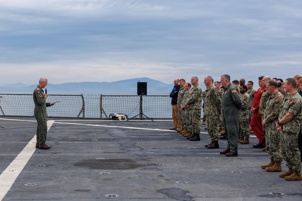 U.S. 6th Fleet Embarks Mount Whitney