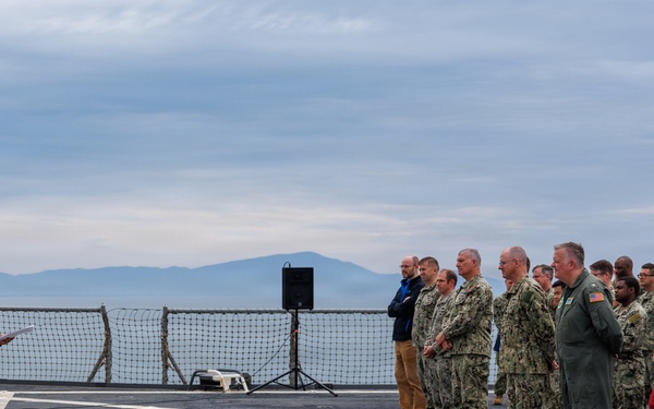 U.S. 6th Fleet Embarks Mount Whitney