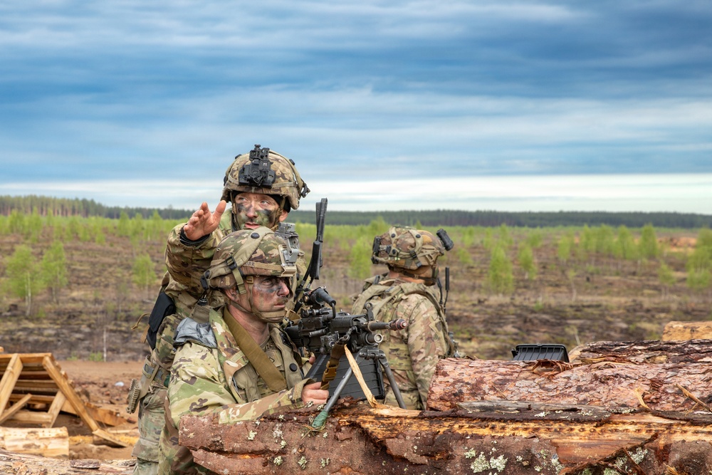 Force-on-Force Training: U.S. Army 2d Cavalry Regiment trains against Allied forces during Project Flytrap 5.0