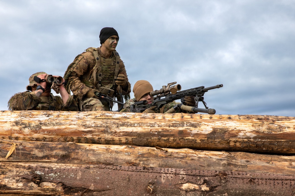 Force-on-Force Training: U.S. Army 2d Cavalry Regiment trains against Allied forces during Project Flytrap 5.0