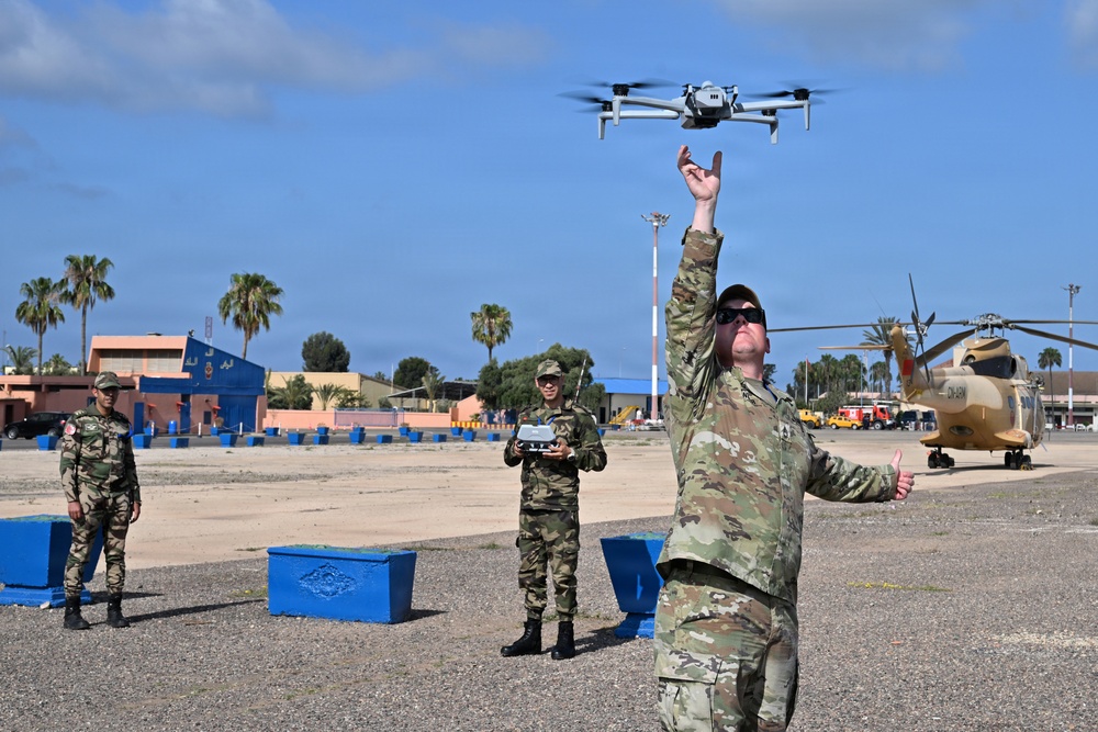 Inaugural drone academics held in Morocco during African Lion 26