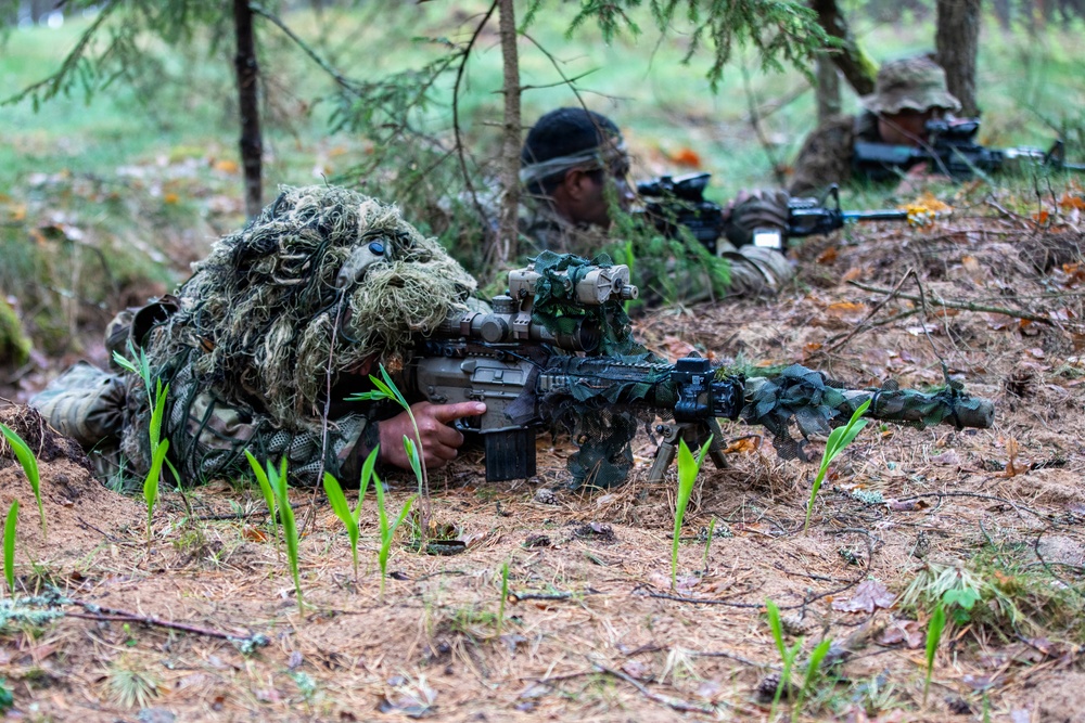 Force-on-Force Training: U.S. Army 2d Cavalry Regiment trains against Allied forces during Project Flytrap 5.0