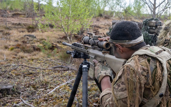 Force-on-Force Training: U.S. Army 2d Cavalry Regiment trains against Allied forces during Project Flytrap 5.0
