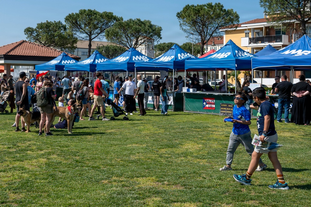 Spring Eggstravaganza Unites NSA Naples Community