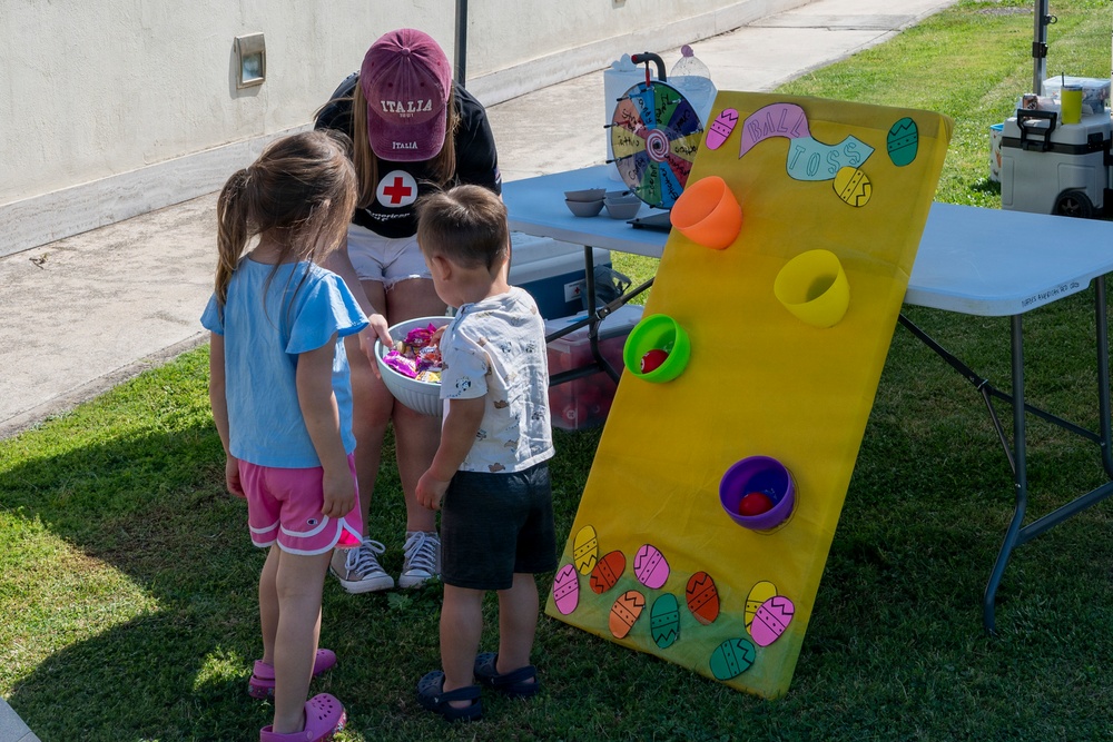 Spring Eggstravaganza Unites NSA Naples Community