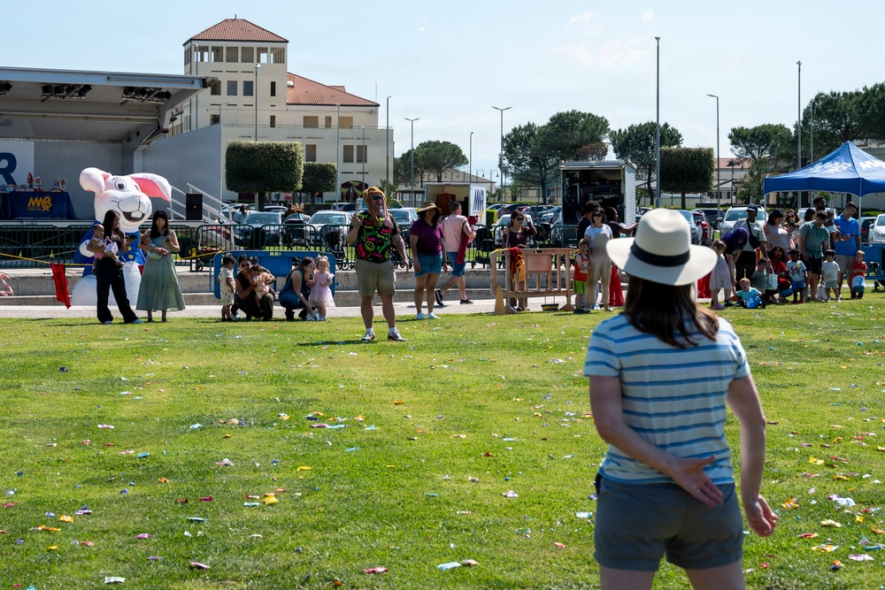 Spring Eggstravaganza Unites NSA Naples Community