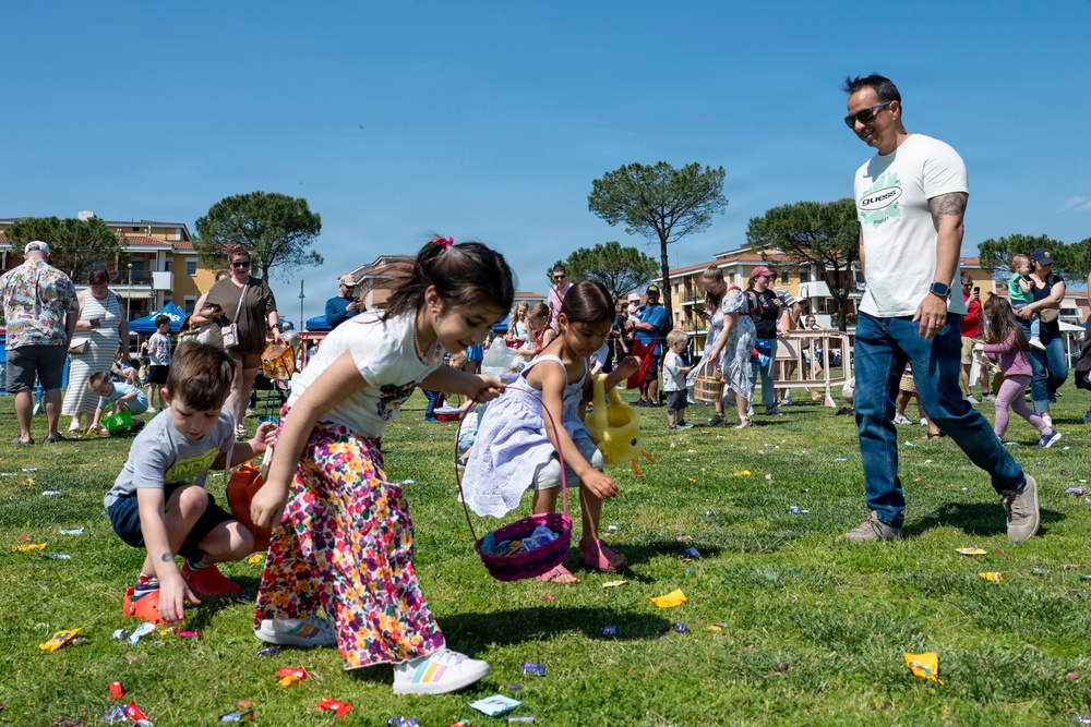 Spring Eggstravaganza Unites NSA Naples Community