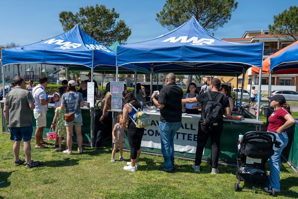 Spring Eggstravaganza Unites NSA Naples Community