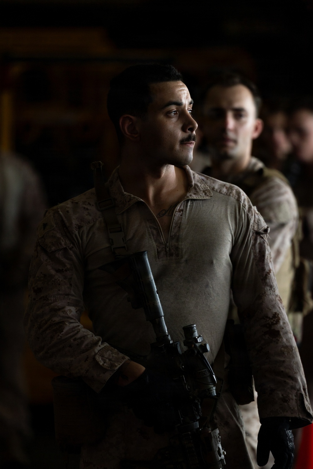 11th MEU Marines, Sailors Conduct Close Quarter Tactics Drills Aboard USS Boxer