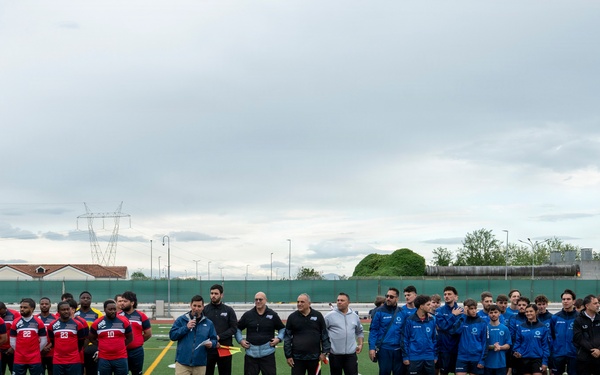 Friendly Soccer Match Unites NSA Naples, Italian Community