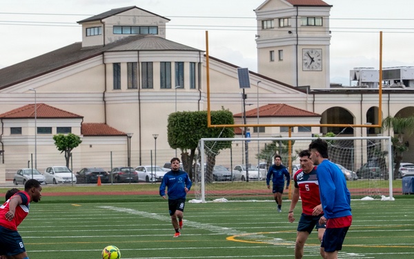 Friendly Soccer Match Unites NSA Naples, Italian Community