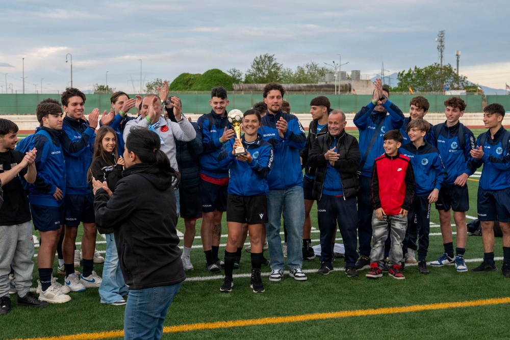 Friendly Soccer Match Unites NSA Naples, Italian Community
