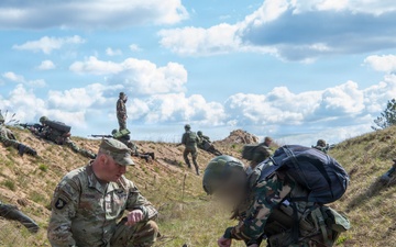 Lithuanian Riflemen’s Union conducts Leader Validation Exercise at Pabradė Training Area