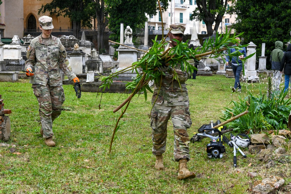 405th AFSB-Africa Honors Early American Heroes in Livorno