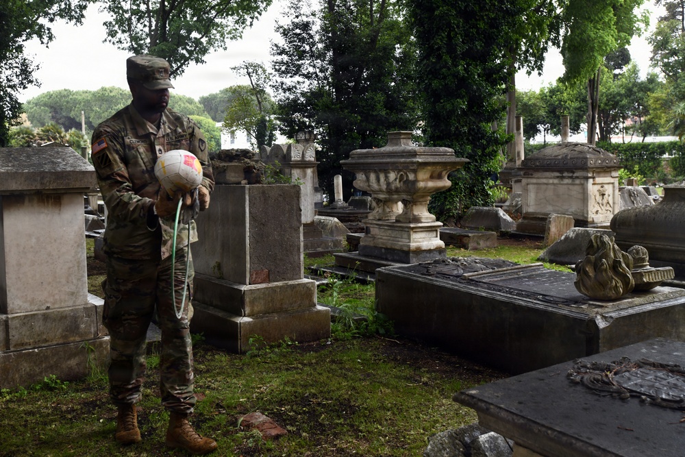 405th AFSB-Africa Honors Early American Heroes in Livorno