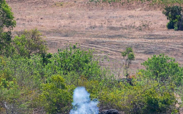 Balikatan 2026: 25th ID Soldiers fire mortars during a counter landing live-fire exercise