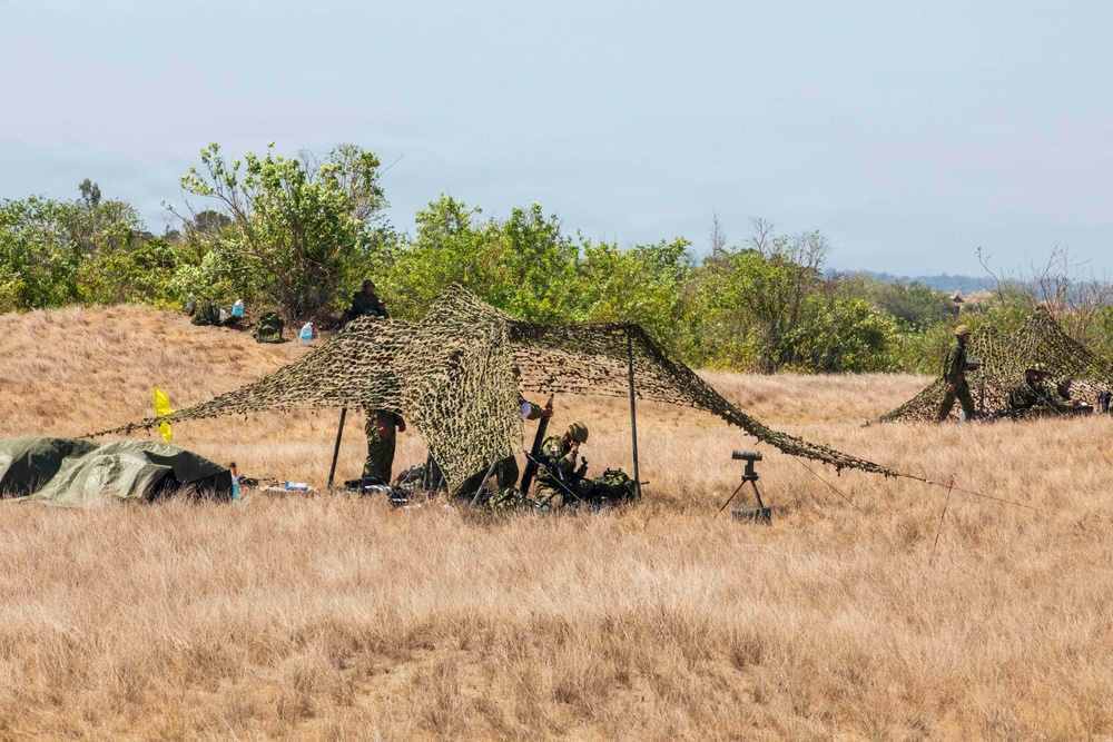 Balikatan 2026: 25th ID Soldiers fire mortars during a counter landing live-fire exercise