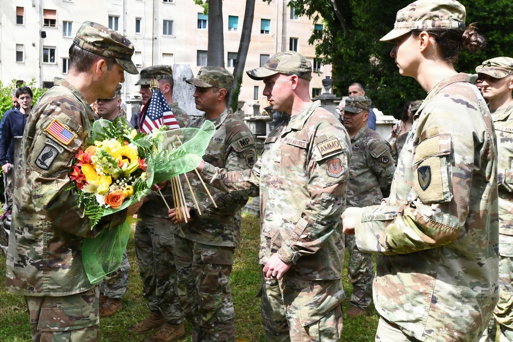 405th AFSB-Africa Honors Early American Heroes in Livorno