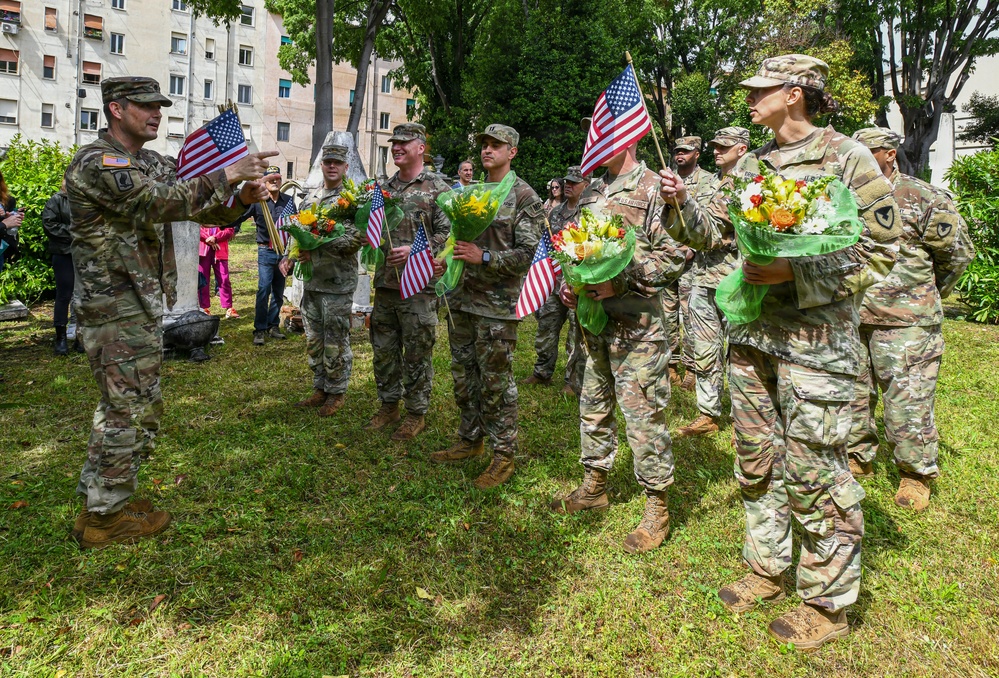405th AFSB-Africa Honors Early American Heroes in Livorno