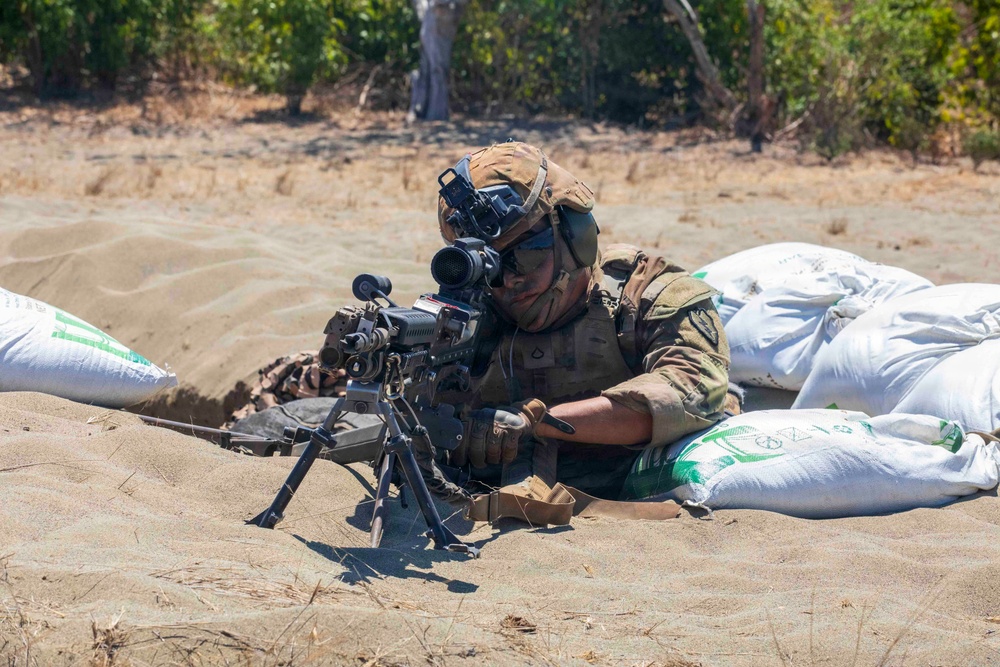 Balikatan 2026: 25th ID Soldiers fire mortars during a counter landing live-fire exercise
