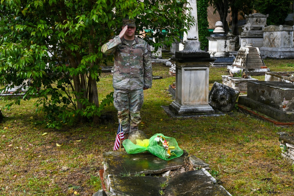 405th AFSB-Africa Honors Early American Heroes in Livorno