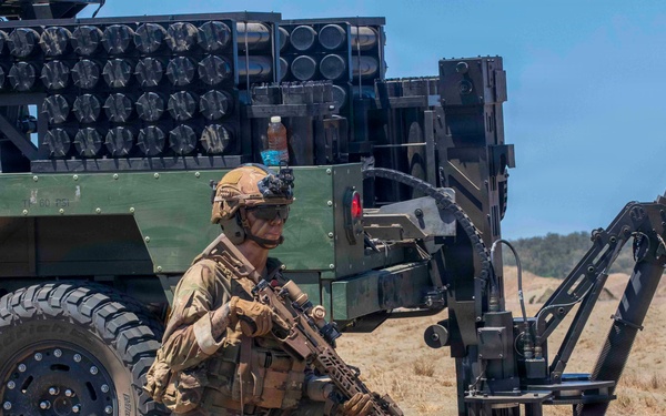 Balikatan 2026: 25th ID Soldiers fire mortars during a counter landing live-fire exercise