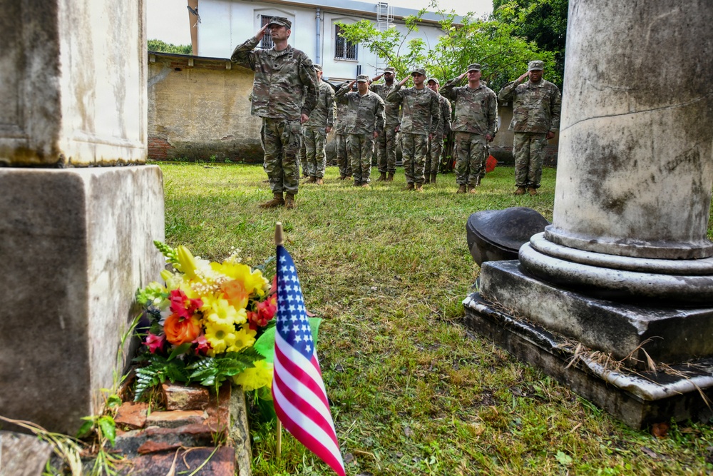 405th AFSB-Africa Honors Early American Heroes in Livorno