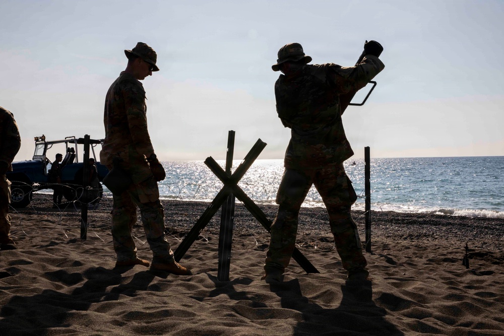 Balikatan 2026: 25th ID engineers set up beach defenses with the Armed Forces of the Philippines