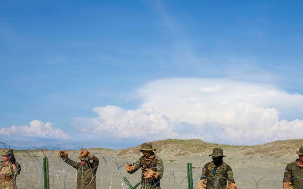 Balikatan 2026: 25th ID engineers set up beach defenses with the Armed Forces of the Philippines