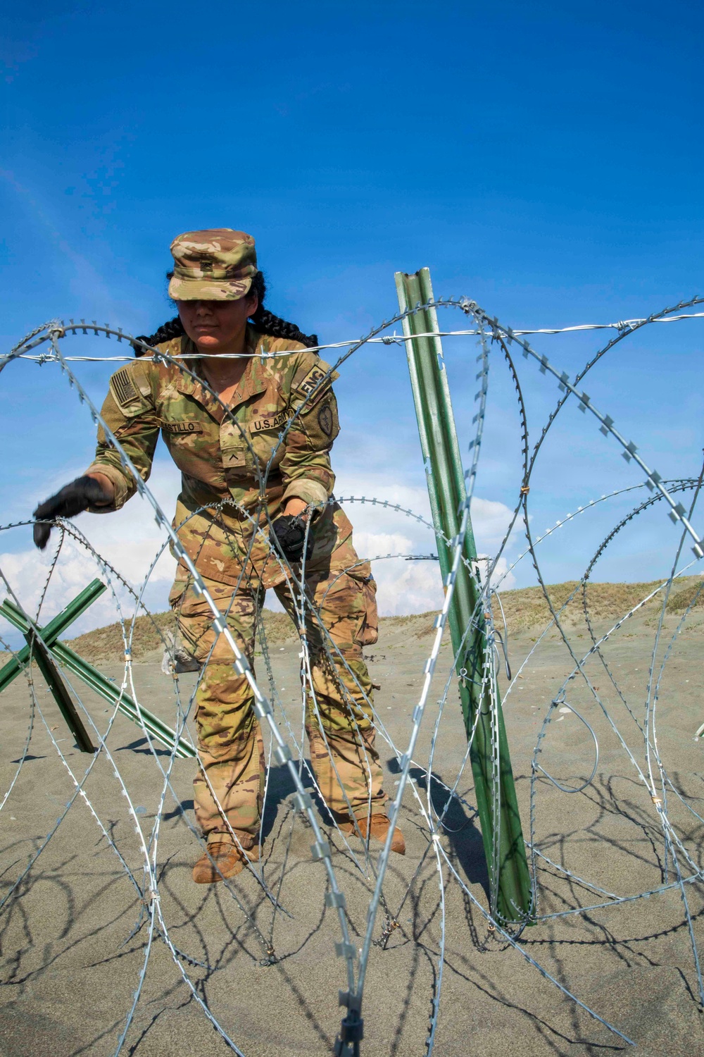 Balikatan 2026: 25th ID engineers set up beach defenses with the Armed Forces of the Philippines