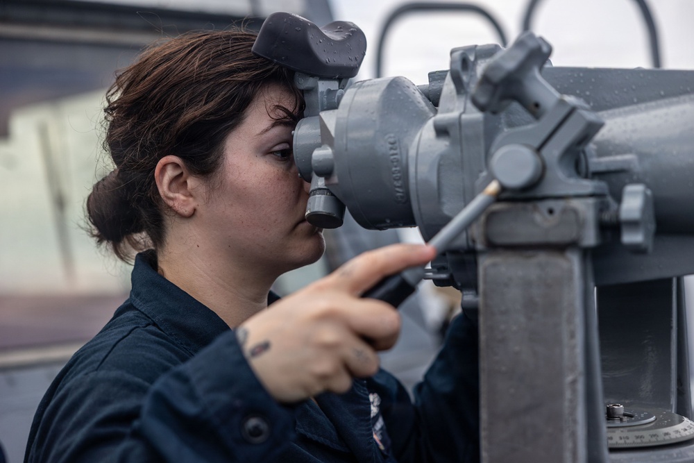 11th MEU Marines, Sailors Transit the Surigao Strait aboard USS Portland