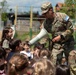 KFOR Soldiers engage students during medical outreach in Pristina